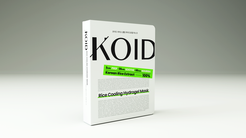 KOID Rice Cooling Hydrogel Mask - 3D Box